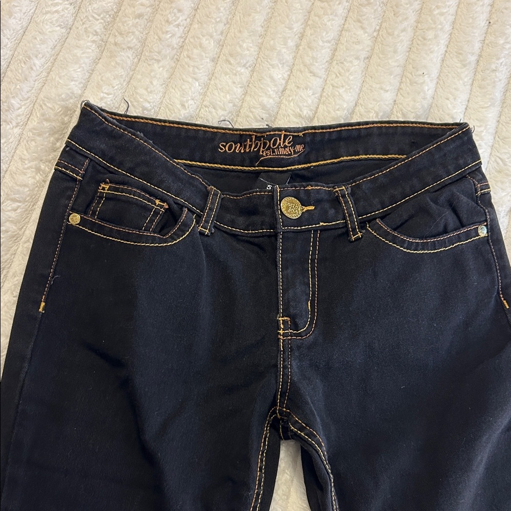 Y2K SouthPole Black Straightleg Jeans - Picture 4 of 15